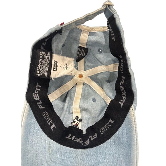 Levi’s X Disney Collection Baseball Cap  Exclusive, Denim Mickey Mouse Hat - Picture 2 of 5